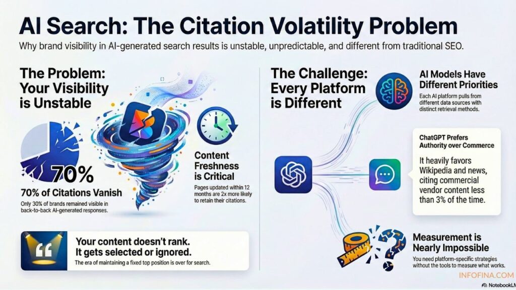 AI Search Citation Volatility Problem