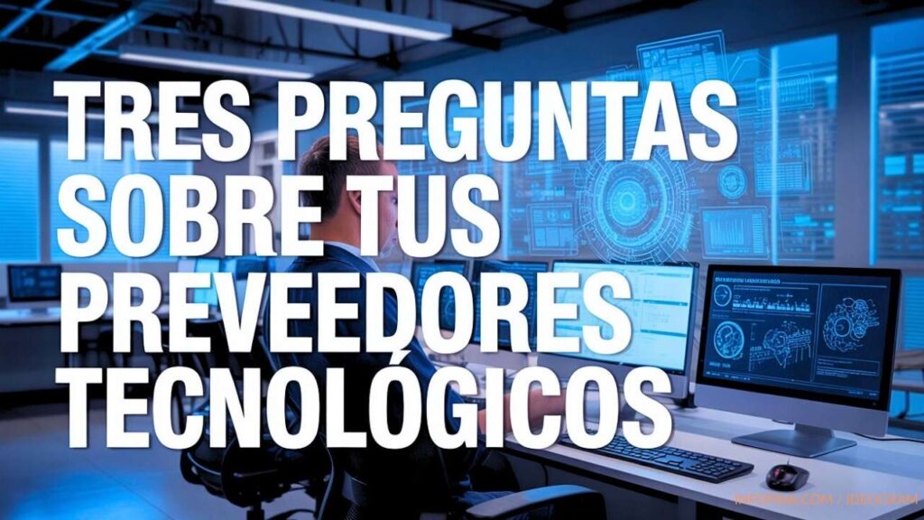 Tres Preguntas que Deberías Hacer Sobre Tus Proveedores Tecnológicos