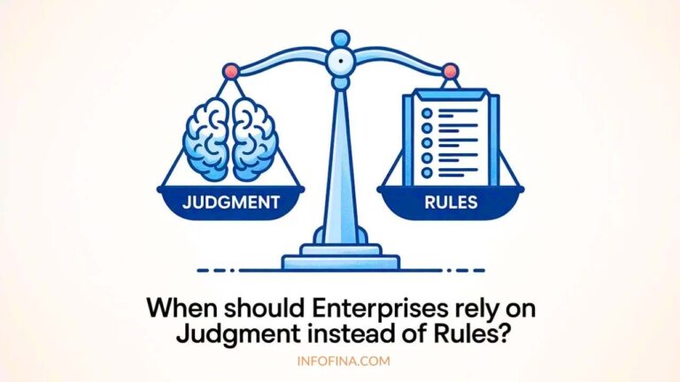 When Should Enterprises Rely on Judgment Instead of Rules
